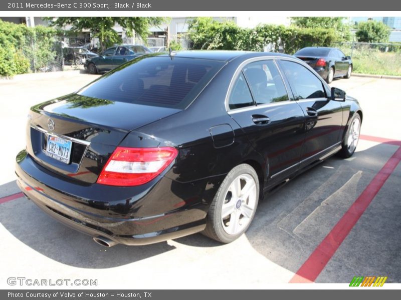 Black / Black 2011 Mercedes-Benz C 300 Sport