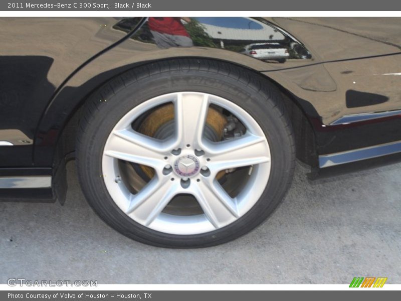 Black / Black 2011 Mercedes-Benz C 300 Sport