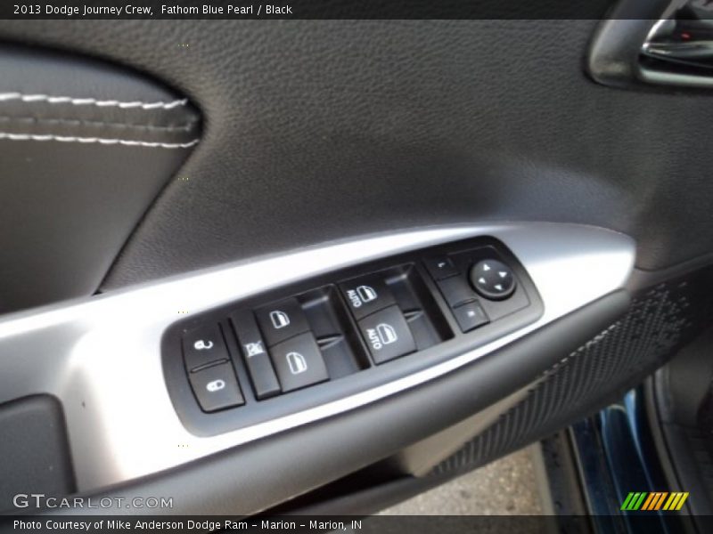 Fathom Blue Pearl / Black 2013 Dodge Journey Crew