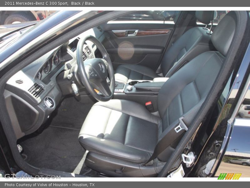 Black / Black 2011 Mercedes-Benz C 300 Sport