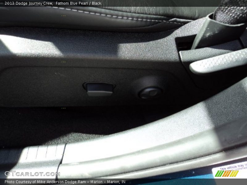 Fathom Blue Pearl / Black 2013 Dodge Journey Crew