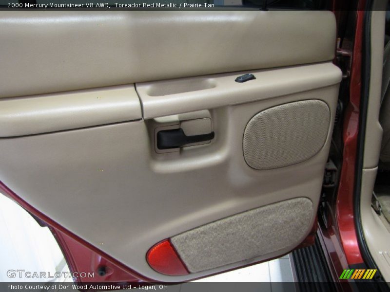 Toreador Red Metallic / Prairie Tan 2000 Mercury Mountaineer V8 AWD