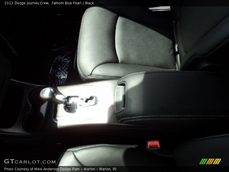 Fathom Blue Pearl / Black 2013 Dodge Journey Crew