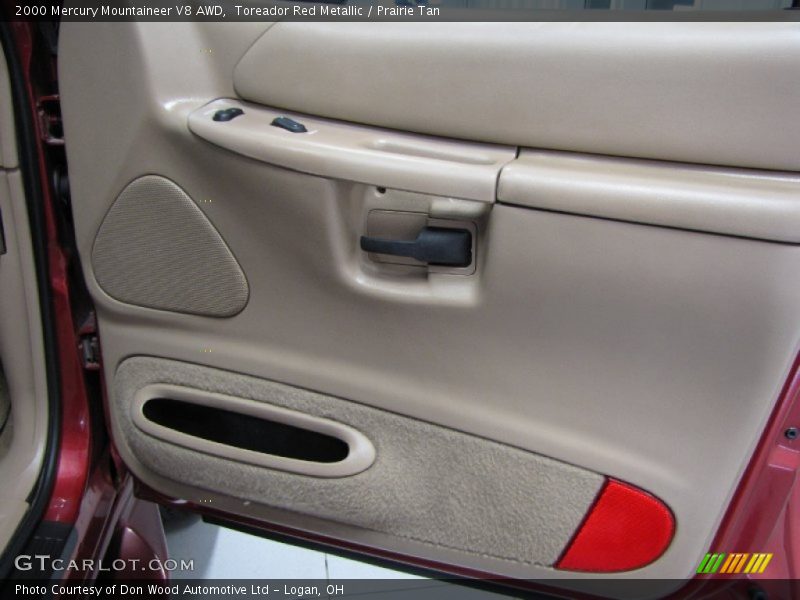Toreador Red Metallic / Prairie Tan 2000 Mercury Mountaineer V8 AWD