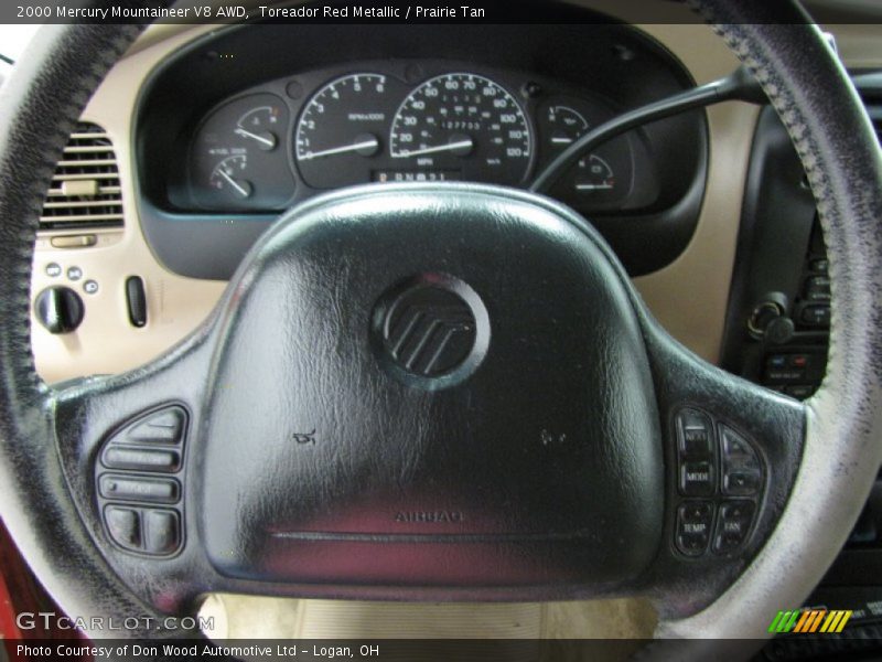 Toreador Red Metallic / Prairie Tan 2000 Mercury Mountaineer V8 AWD