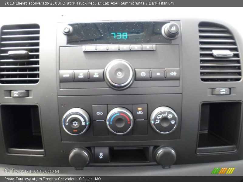 Summit White / Dark Titanium 2013 Chevrolet Silverado 2500HD Work Truck Regular Cab 4x4