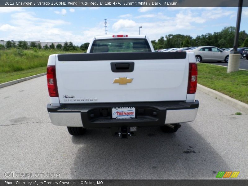 Summit White / Dark Titanium 2013 Chevrolet Silverado 2500HD Work Truck Regular Cab 4x4