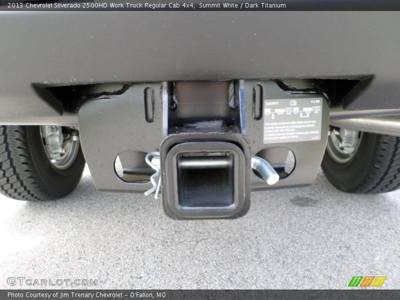 Summit White / Dark Titanium 2013 Chevrolet Silverado 2500HD Work Truck Regular Cab 4x4