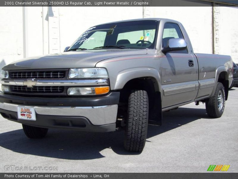 Light Pewter Metallic / Graphite 2001 Chevrolet Silverado 2500HD LS Regular Cab