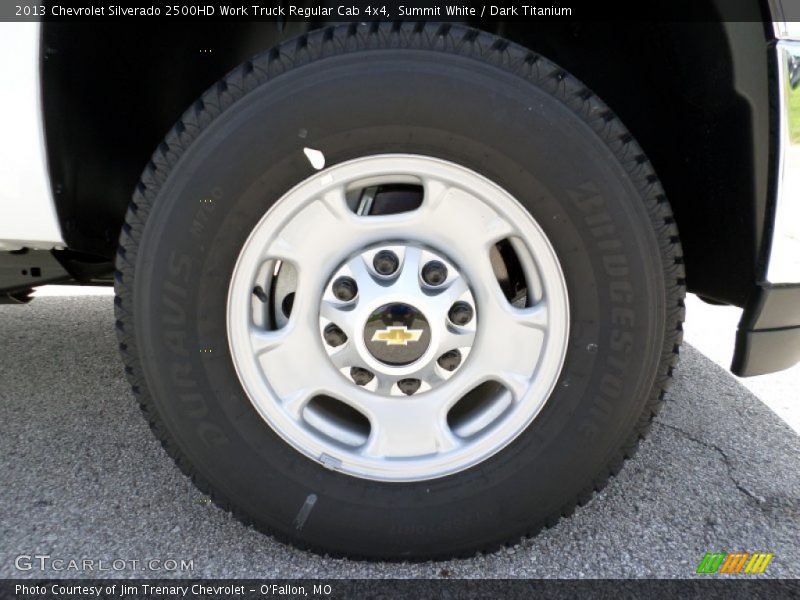 Summit White / Dark Titanium 2013 Chevrolet Silverado 2500HD Work Truck Regular Cab 4x4