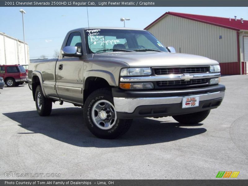 Light Pewter Metallic / Graphite 2001 Chevrolet Silverado 2500HD LS Regular Cab