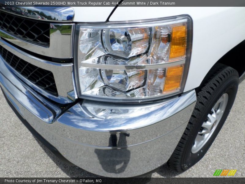 Summit White / Dark Titanium 2013 Chevrolet Silverado 2500HD Work Truck Regular Cab 4x4