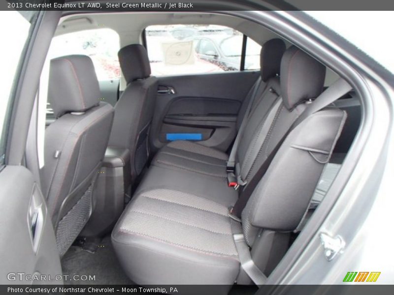 Steel Green Metallic / Jet Black 2013 Chevrolet Equinox LT AWD