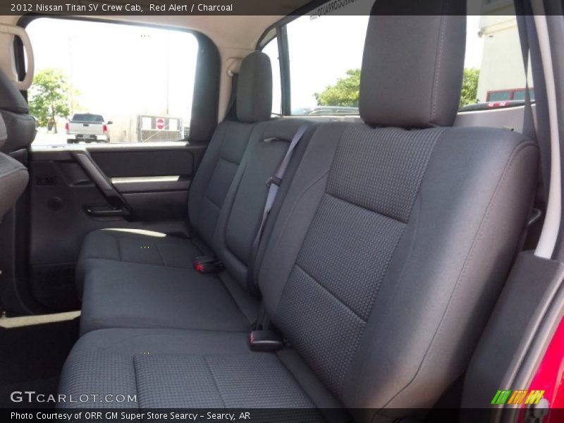 Red Alert / Charcoal 2012 Nissan Titan SV Crew Cab