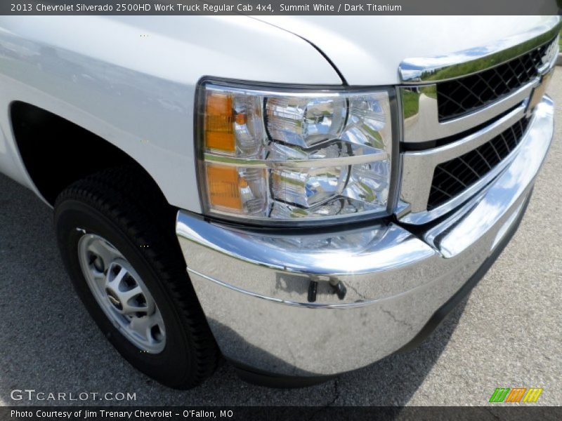 Summit White / Dark Titanium 2013 Chevrolet Silverado 2500HD Work Truck Regular Cab 4x4