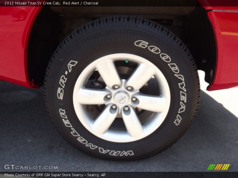 Red Alert / Charcoal 2012 Nissan Titan SV Crew Cab