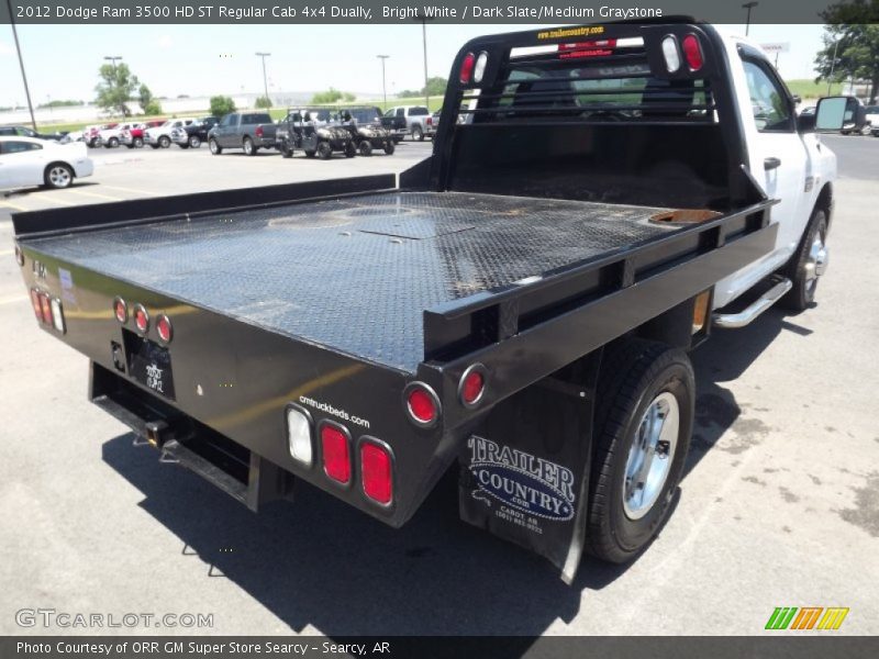 Bright White / Dark Slate/Medium Graystone 2012 Dodge Ram 3500 HD ST Regular Cab 4x4 Dually