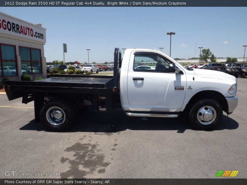 Bright White / Dark Slate/Medium Graystone 2012 Dodge Ram 3500 HD ST Regular Cab 4x4 Dually