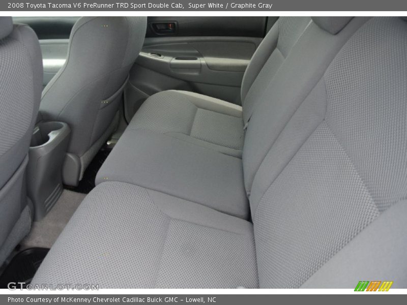 Super White / Graphite Gray 2008 Toyota Tacoma V6 PreRunner TRD Sport Double Cab