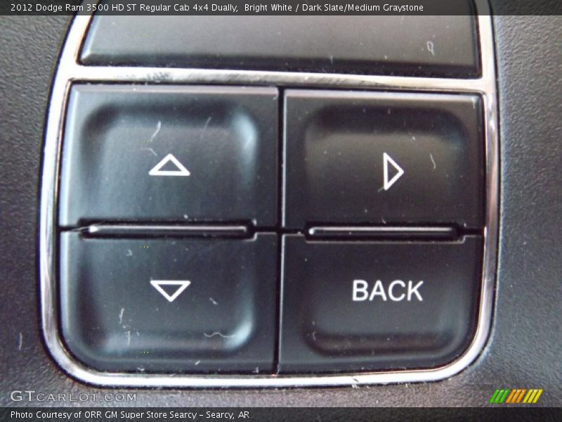 Bright White / Dark Slate/Medium Graystone 2012 Dodge Ram 3500 HD ST Regular Cab 4x4 Dually