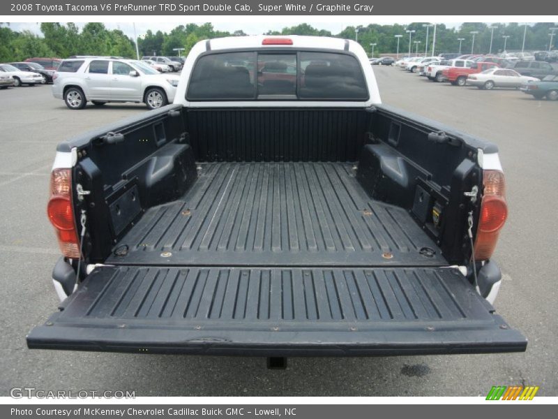 Super White / Graphite Gray 2008 Toyota Tacoma V6 PreRunner TRD Sport Double Cab