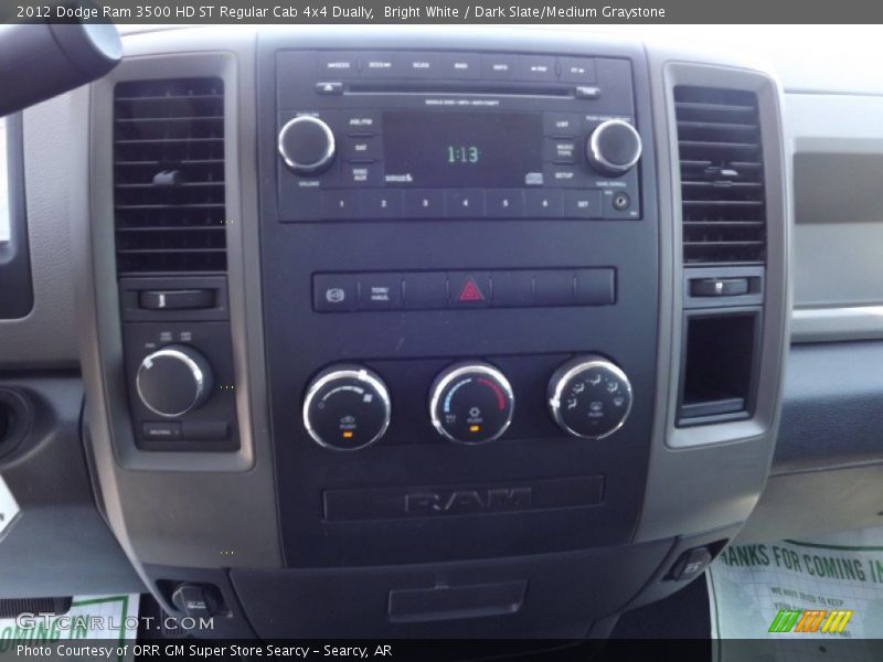 Bright White / Dark Slate/Medium Graystone 2012 Dodge Ram 3500 HD ST Regular Cab 4x4 Dually