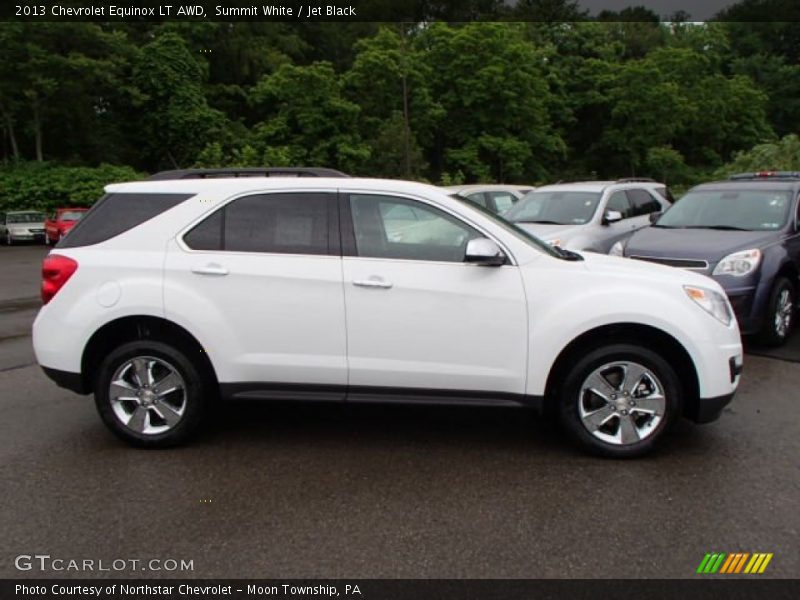 Summit White / Jet Black 2013 Chevrolet Equinox LT AWD
