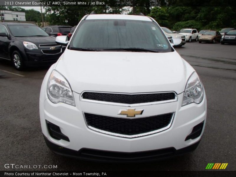 Summit White / Jet Black 2013 Chevrolet Equinox LT AWD