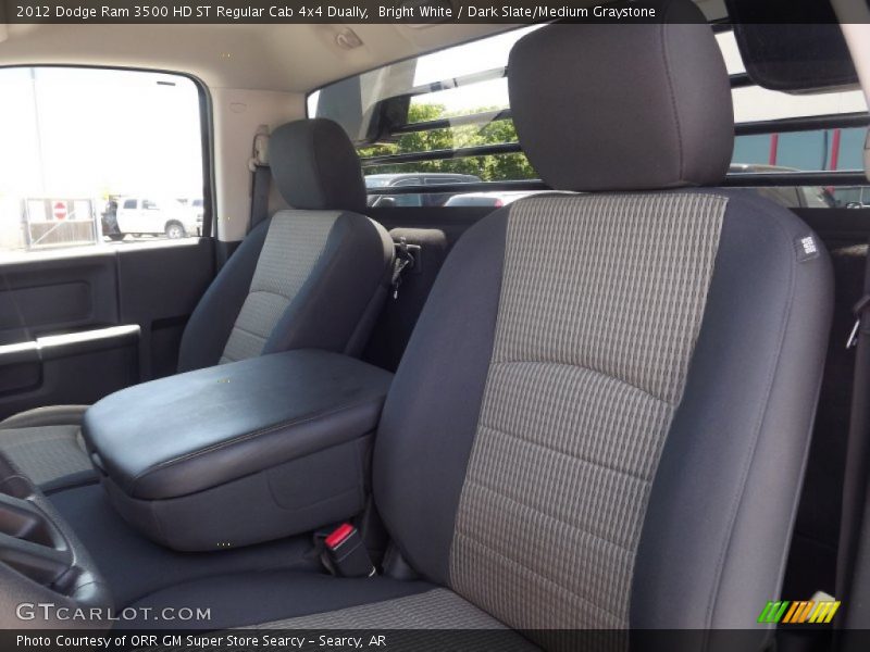 Bright White / Dark Slate/Medium Graystone 2012 Dodge Ram 3500 HD ST Regular Cab 4x4 Dually