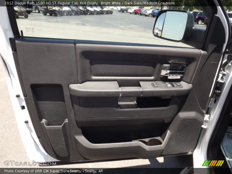 Bright White / Dark Slate/Medium Graystone 2012 Dodge Ram 3500 HD ST Regular Cab 4x4 Dually