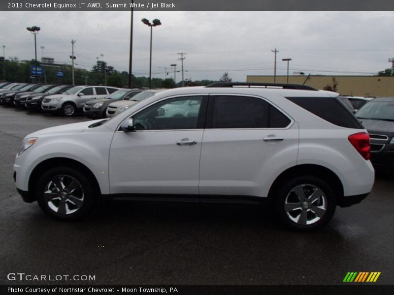 Summit White / Jet Black 2013 Chevrolet Equinox LT AWD