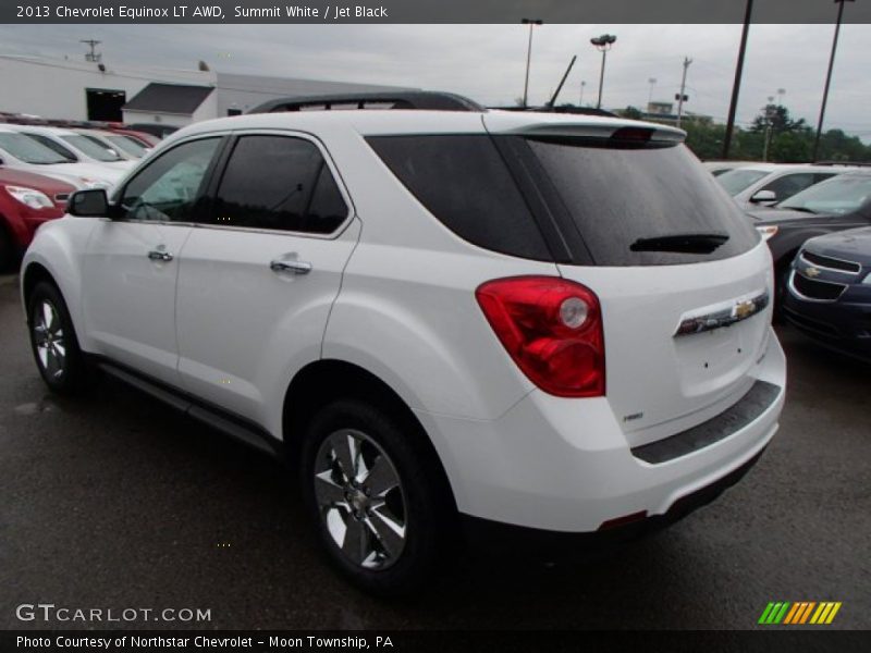 Summit White / Jet Black 2013 Chevrolet Equinox LT AWD