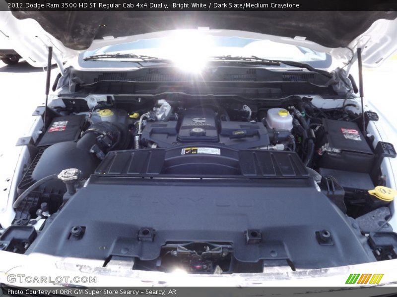 Bright White / Dark Slate/Medium Graystone 2012 Dodge Ram 3500 HD ST Regular Cab 4x4 Dually
