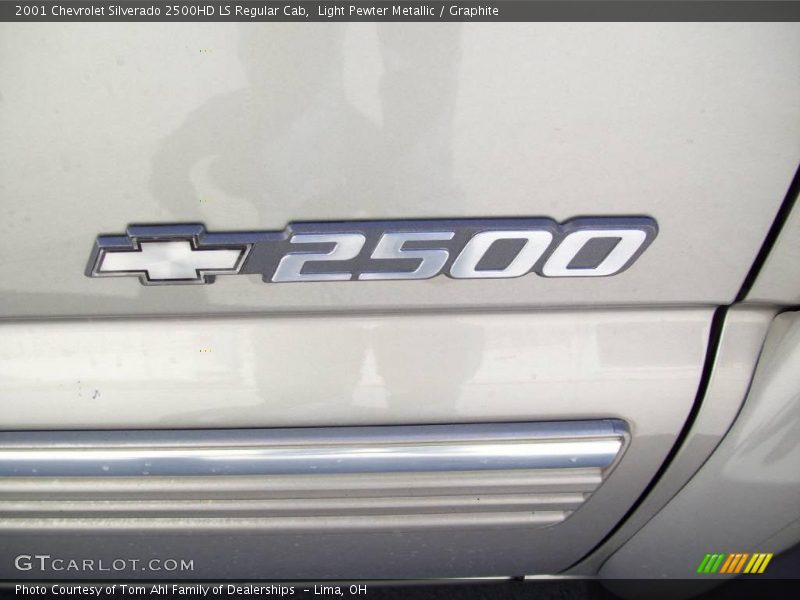 Light Pewter Metallic / Graphite 2001 Chevrolet Silverado 2500HD LS Regular Cab