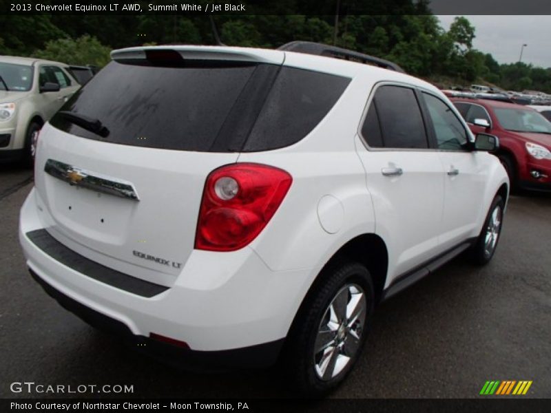 Summit White / Jet Black 2013 Chevrolet Equinox LT AWD