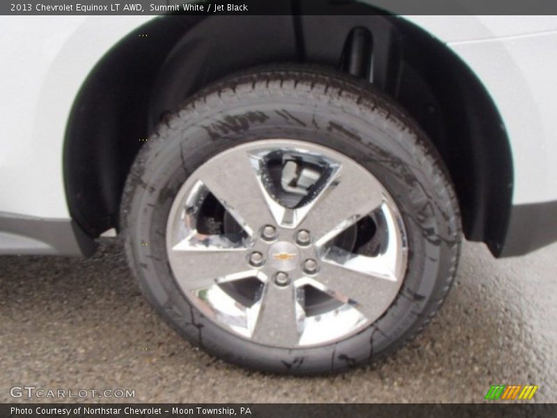 Summit White / Jet Black 2013 Chevrolet Equinox LT AWD