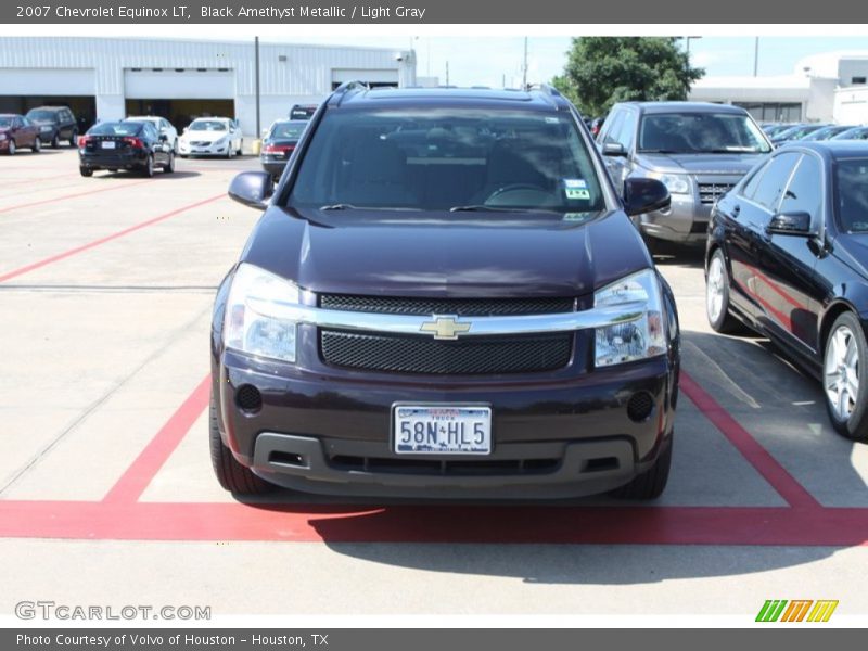 Black Amethyst Metallic / Light Gray 2007 Chevrolet Equinox LT