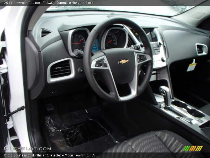 Summit White / Jet Black 2013 Chevrolet Equinox LT AWD