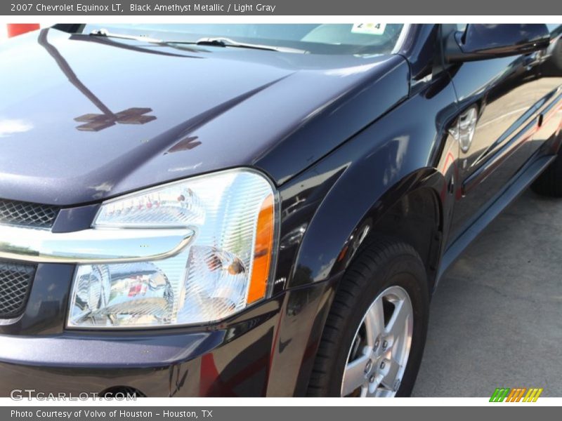 Black Amethyst Metallic / Light Gray 2007 Chevrolet Equinox LT