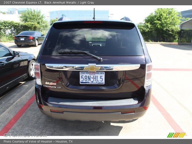 Black Amethyst Metallic / Light Gray 2007 Chevrolet Equinox LT