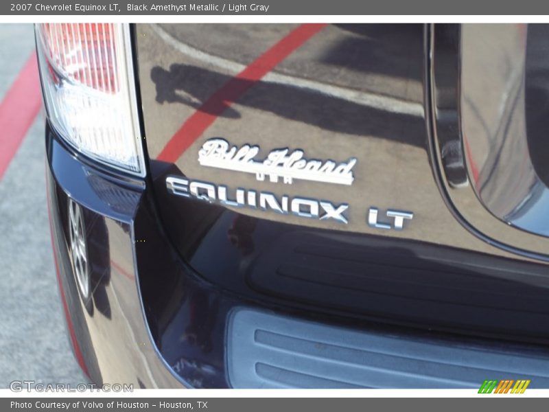 Black Amethyst Metallic / Light Gray 2007 Chevrolet Equinox LT