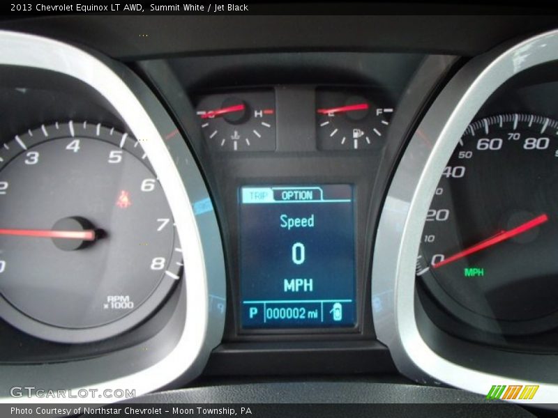 Summit White / Jet Black 2013 Chevrolet Equinox LT AWD
