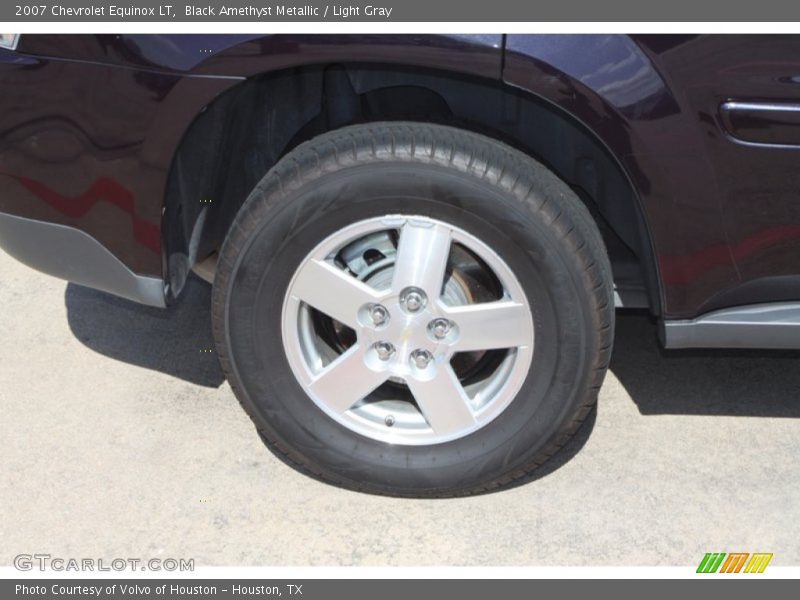 Black Amethyst Metallic / Light Gray 2007 Chevrolet Equinox LT