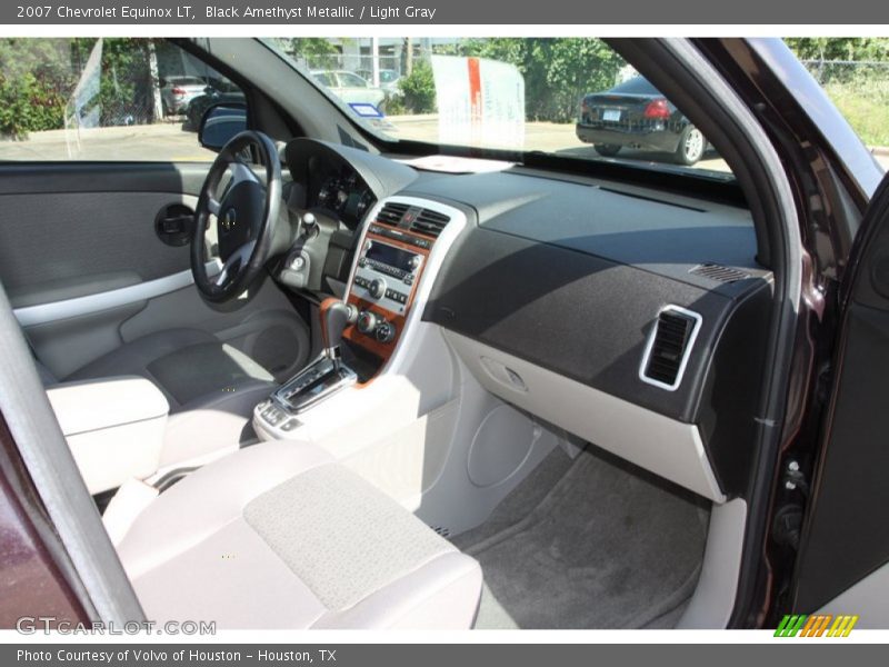 Black Amethyst Metallic / Light Gray 2007 Chevrolet Equinox LT