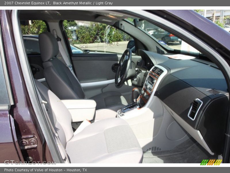 Black Amethyst Metallic / Light Gray 2007 Chevrolet Equinox LT