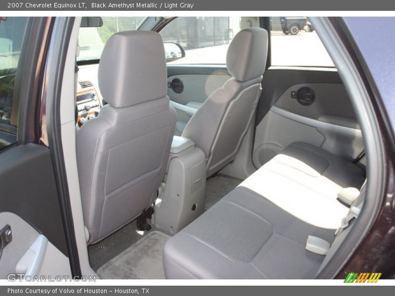 Black Amethyst Metallic / Light Gray 2007 Chevrolet Equinox LT