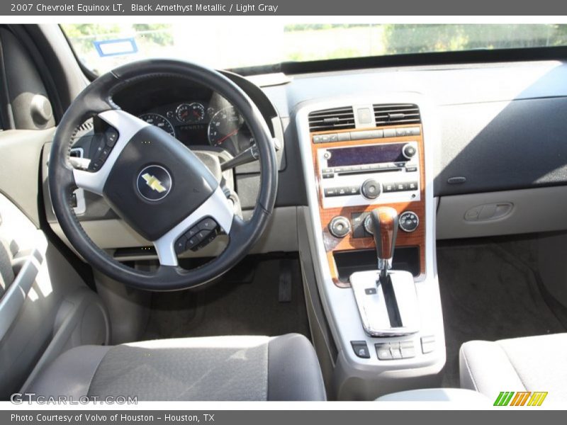 Black Amethyst Metallic / Light Gray 2007 Chevrolet Equinox LT