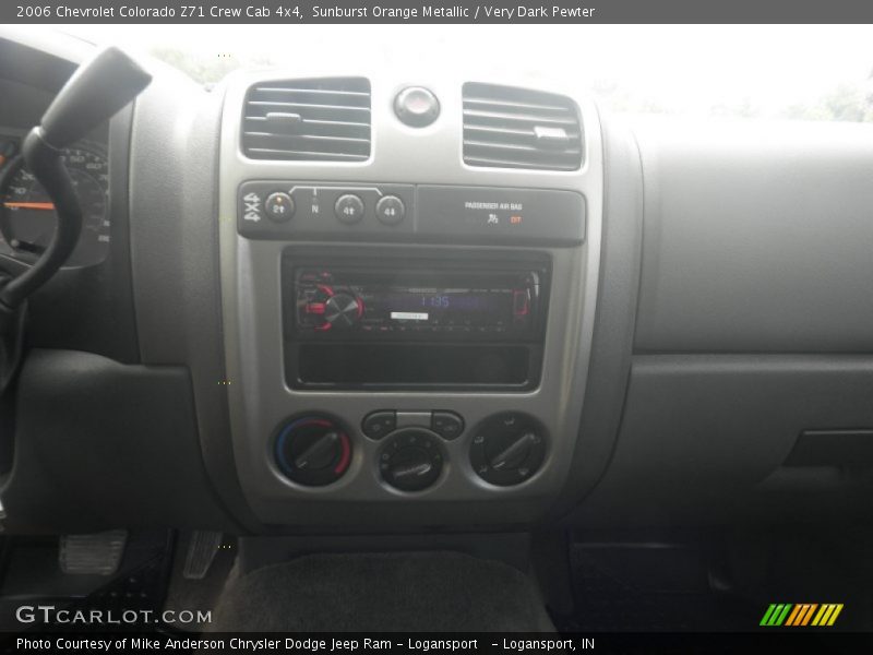 Sunburst Orange Metallic / Very Dark Pewter 2006 Chevrolet Colorado Z71 Crew Cab 4x4