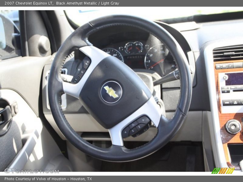 Black Amethyst Metallic / Light Gray 2007 Chevrolet Equinox LT