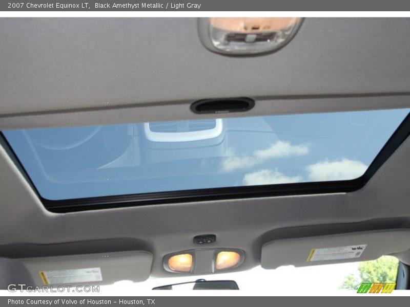 Black Amethyst Metallic / Light Gray 2007 Chevrolet Equinox LT